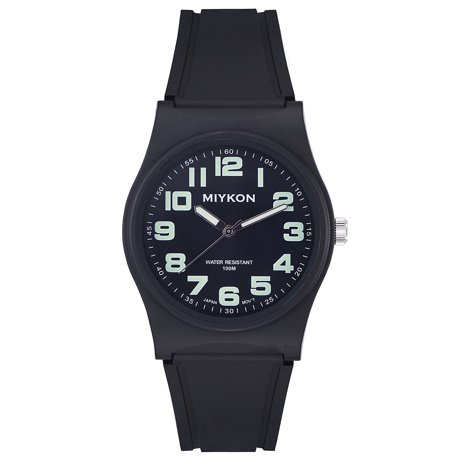 Miykon Men’s Easy Reader Resin Watch | 38mm | Japanese Quartz | Water Resistant