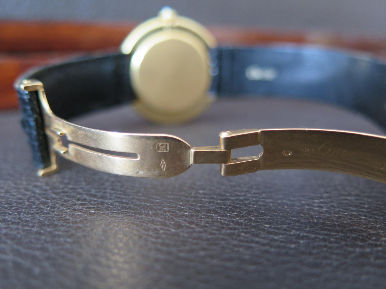 Cartier Paris Vendome Large Automatic Original Deployant Buckle Ca 1970s