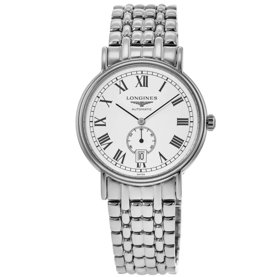 New Longines Presence Automatic White Dial Stainless Men’s Watch L4.904.4.11.6