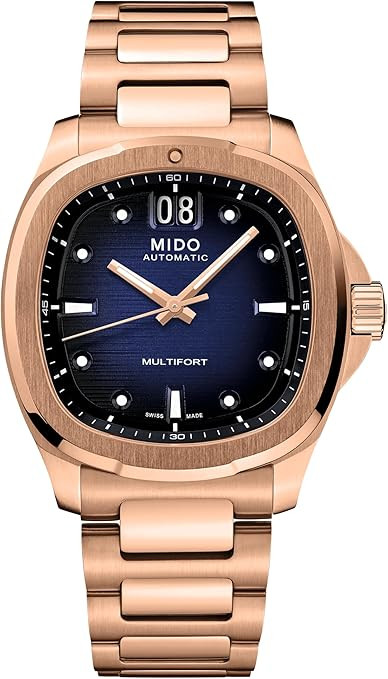 MIDO Multifort TV Big Date – Swiss Automatic Watch for Men – 40mm Case Transpare