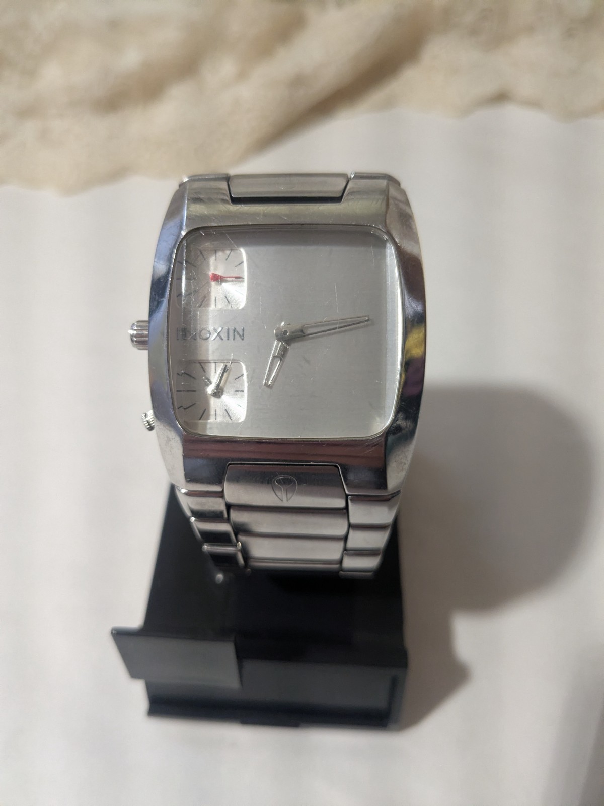 Nixon Count It The Banks Men’s Watch 40mm Dual Time White Dial Stainless Steel