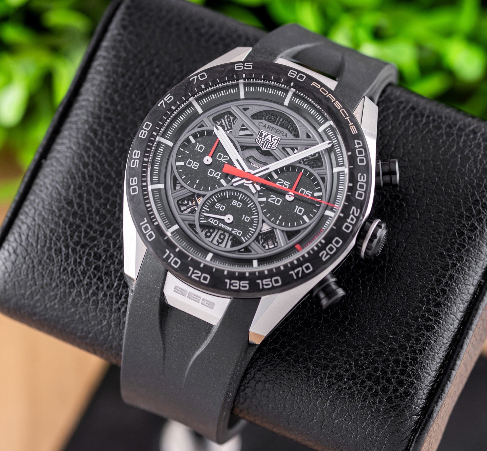 Tag Heuer Carrera Chronograph X Porsche 963 CBU2010 with Box & Papers!!