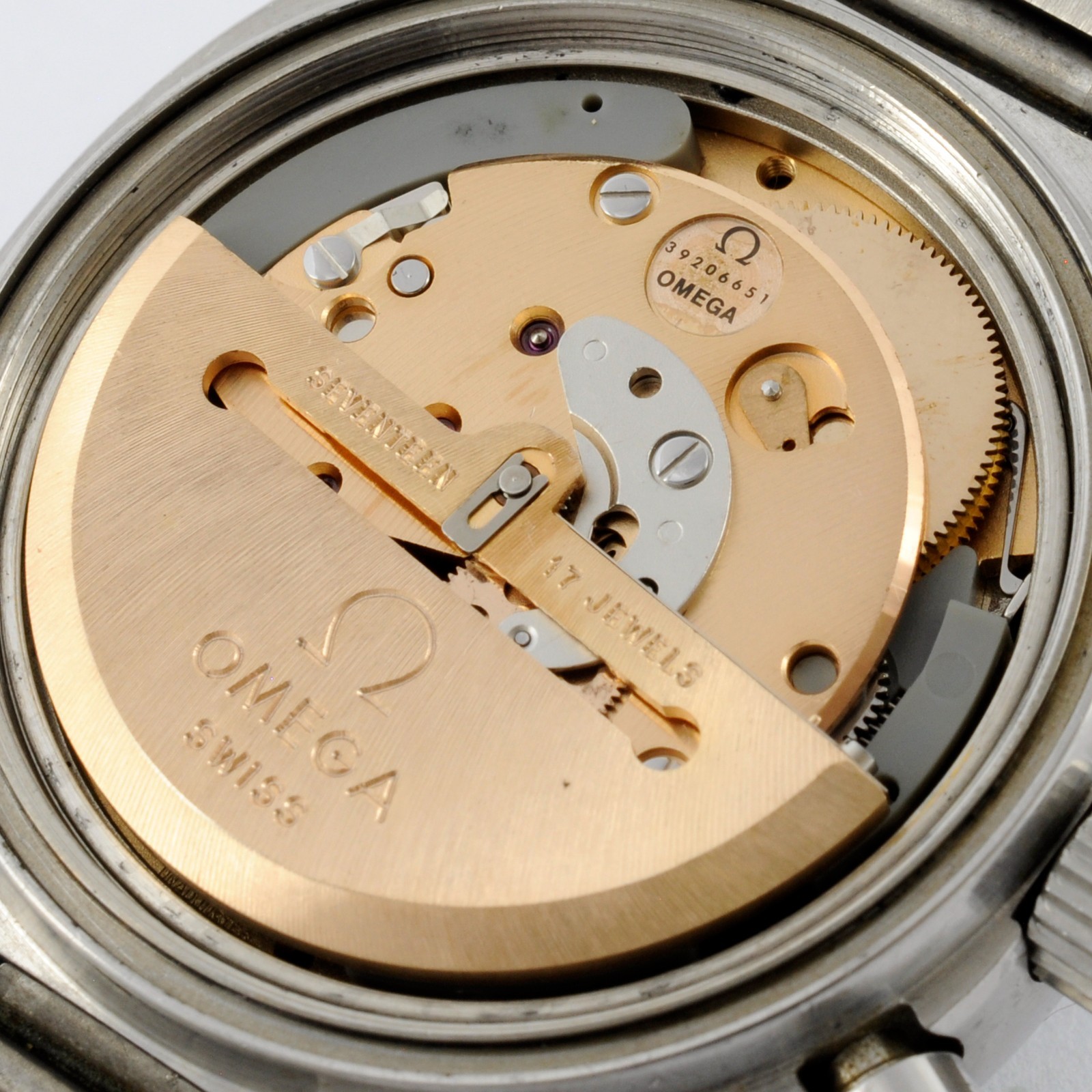 NO TARIFFS OMEGA SPEEDMASTER AUTOMATIC CHRONOGRAPH GENTS WATCH METAL BRACELET