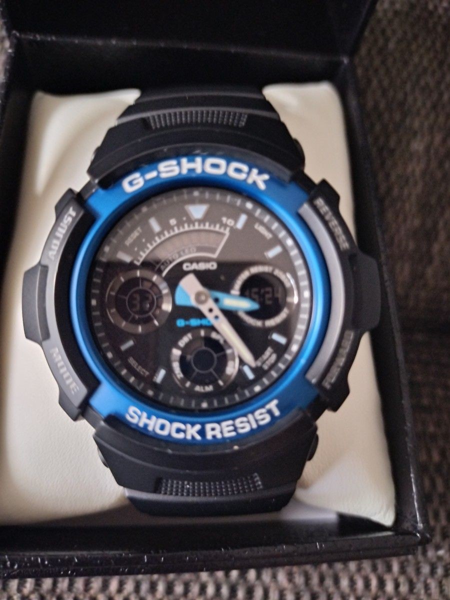 CASIO G-SHOCK AW-591-2AJF Black Blue New Japan