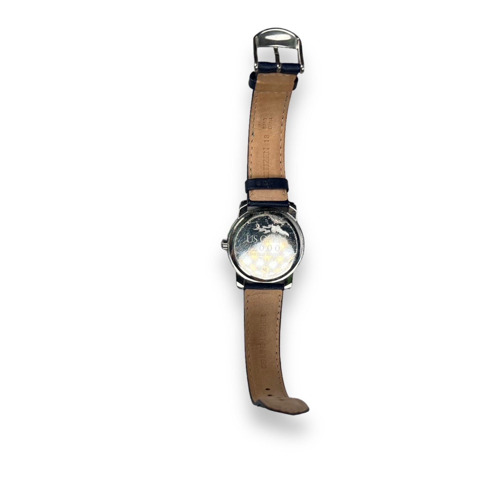 Citizen Limited Edition US Open 2000 Navy Genuine Leather Band Watch