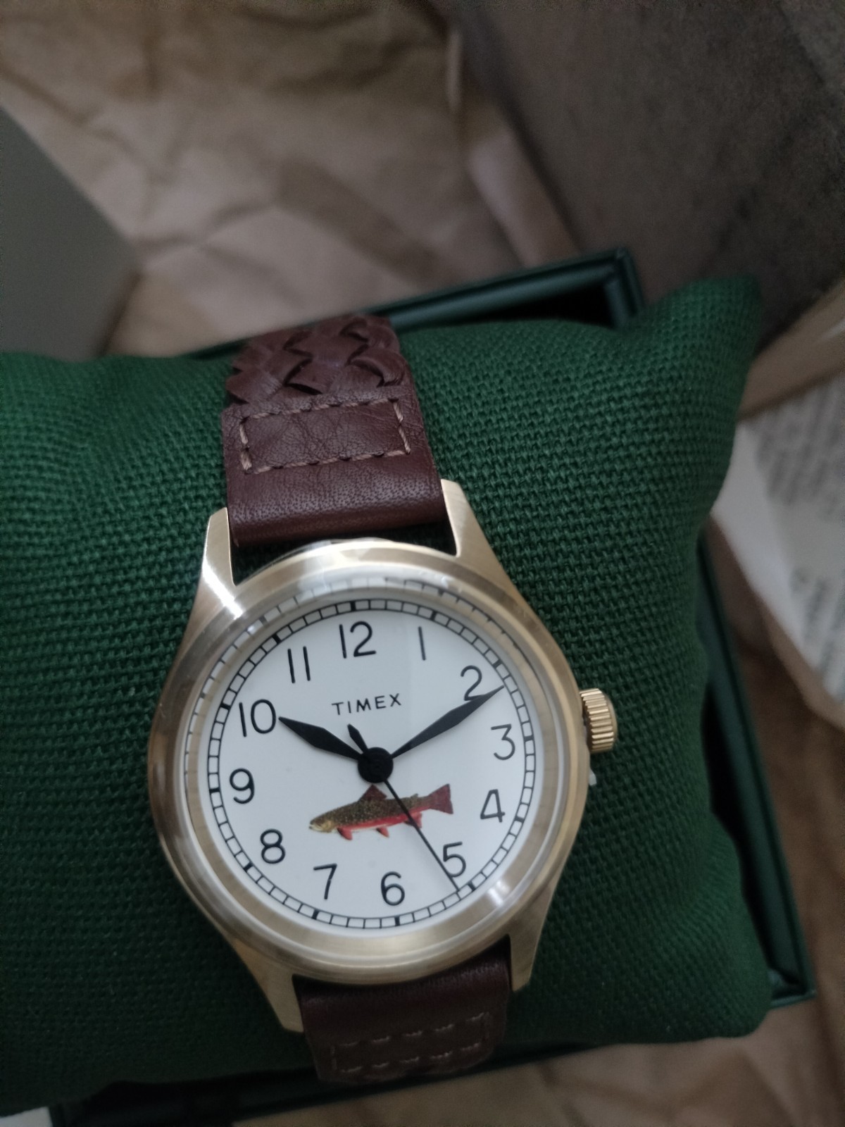 Timex® x J.Crew MK1 36mm Leather Strap Military Field Watch Limited Edition