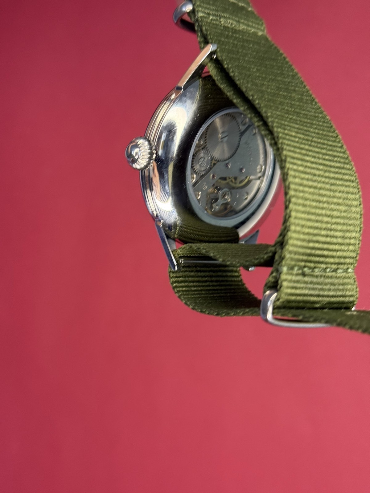 Raketa Watch Mechanical Storm Aviator USSR Wrist Vintage Green Soviet Men’s