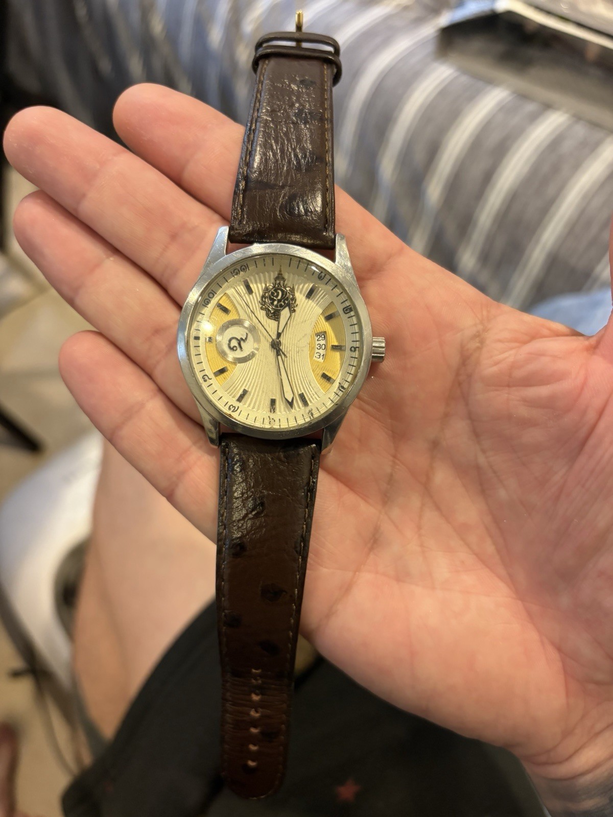 RARE ‼️ WISE commemorative watch for King Rama IX. Size: 40 mm.