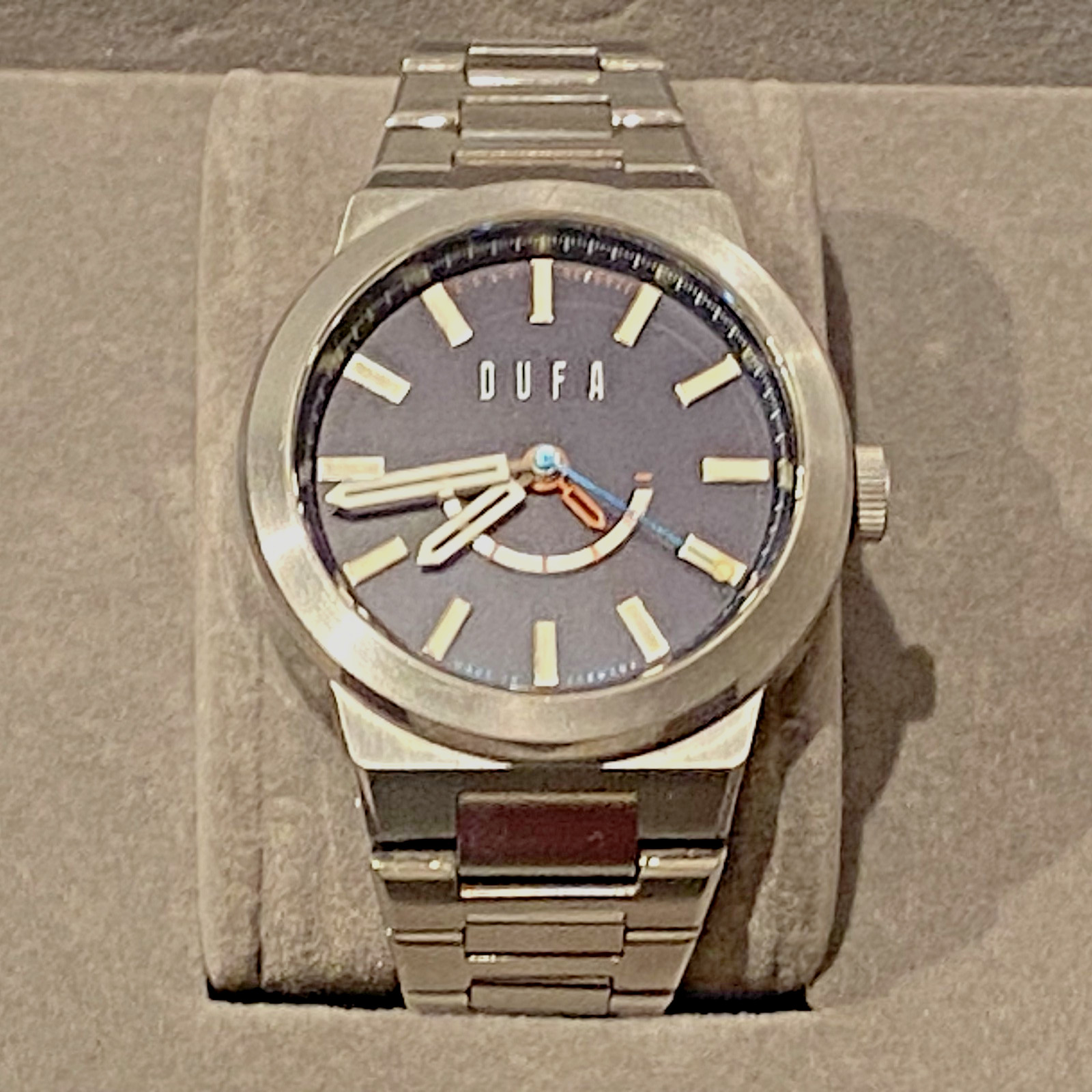 DuFa Gunter Automatic Watch DF-9039-55 43mm Case Power Reserve Made in Germany