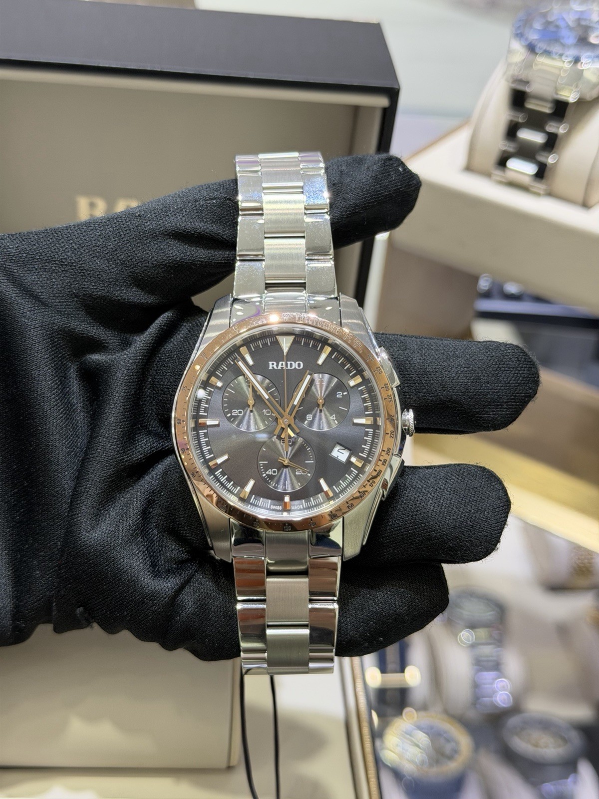 Rado HyperChrome Chronograph Grey Dial Men’s Watch R32259163