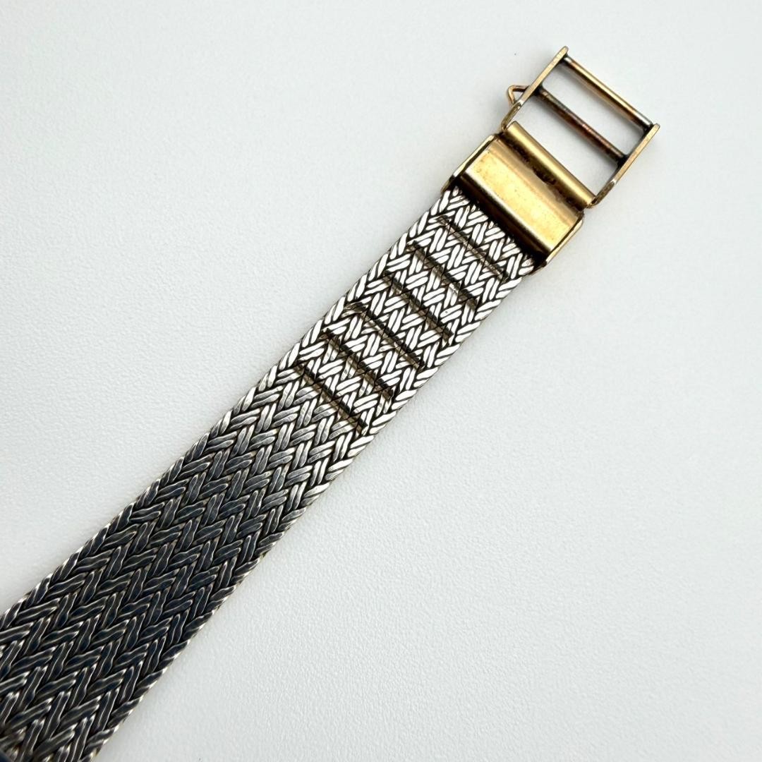 Seiko watch, new battery, square shape, all gold, women’s, working.