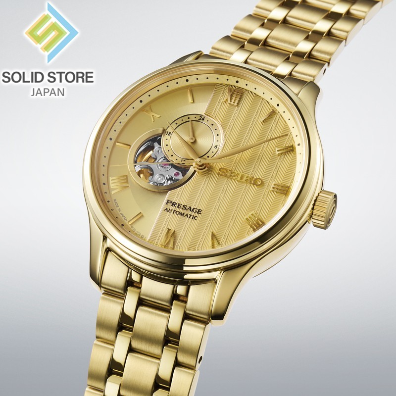 SEIKO Presage SARY264 Mechanical Automatic Watch Japanese Garden Gold 41.8mm