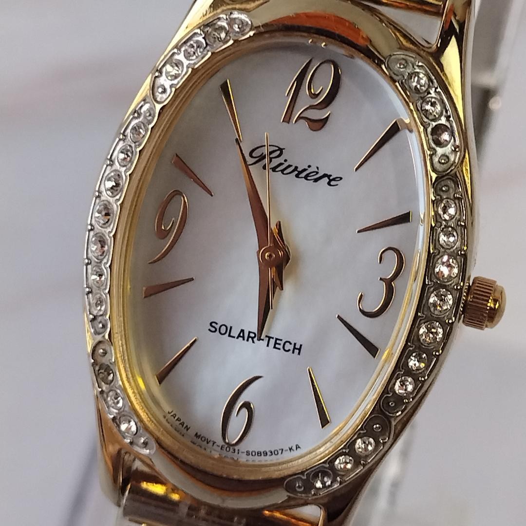 [Working Condition] Citizen Rivière Women’s Solar Quartz Watch with Shell F