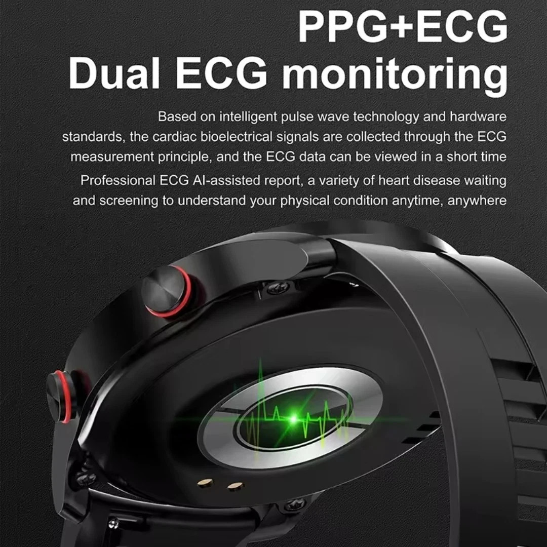 Men’s GT Automatic Bluetooth ECG AMOLED Health Sport Smart Watch