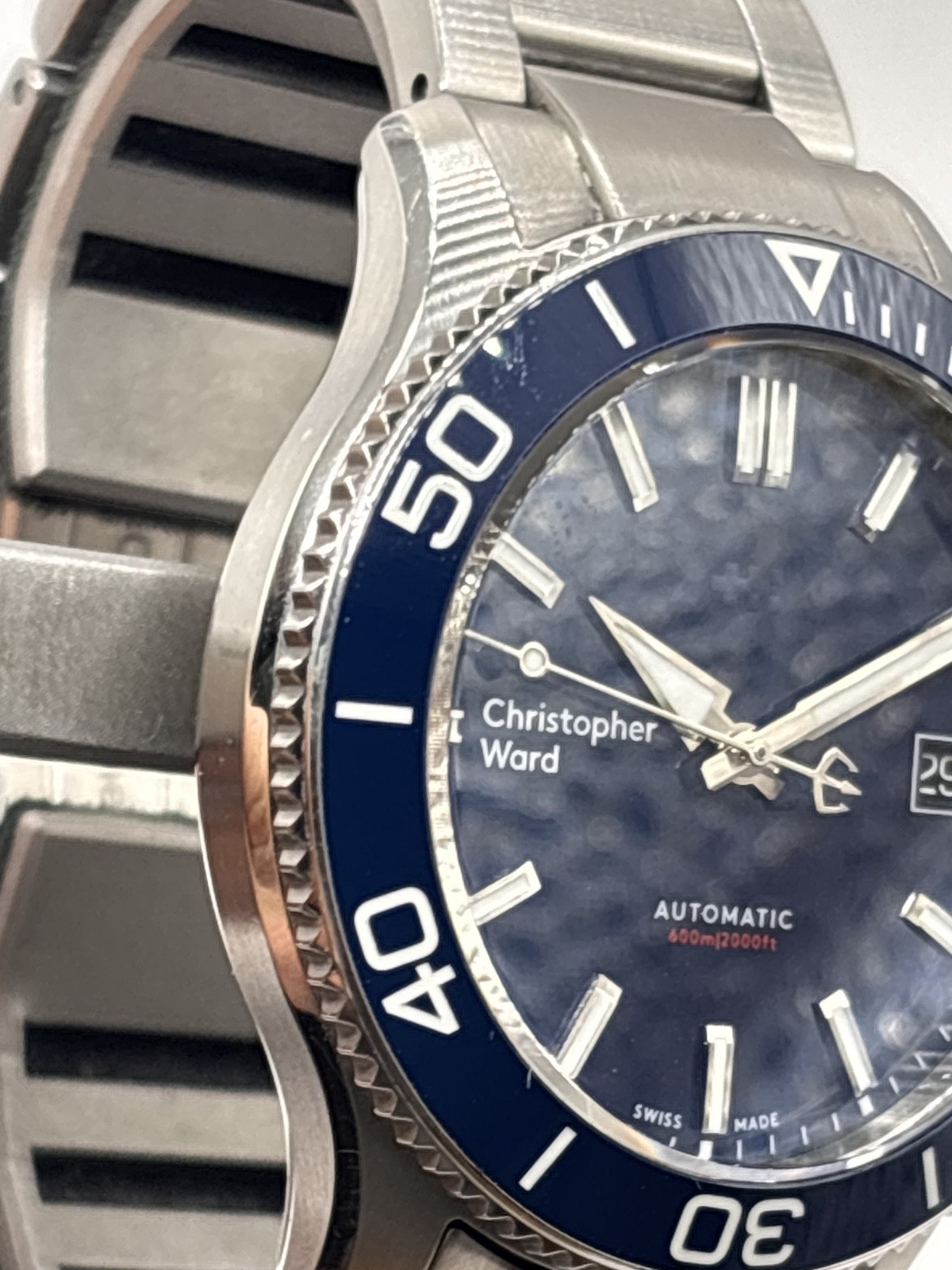 Christopher Ward C60 Trident Mk3 Pro 600 40mm blue (12/2019) WH1609