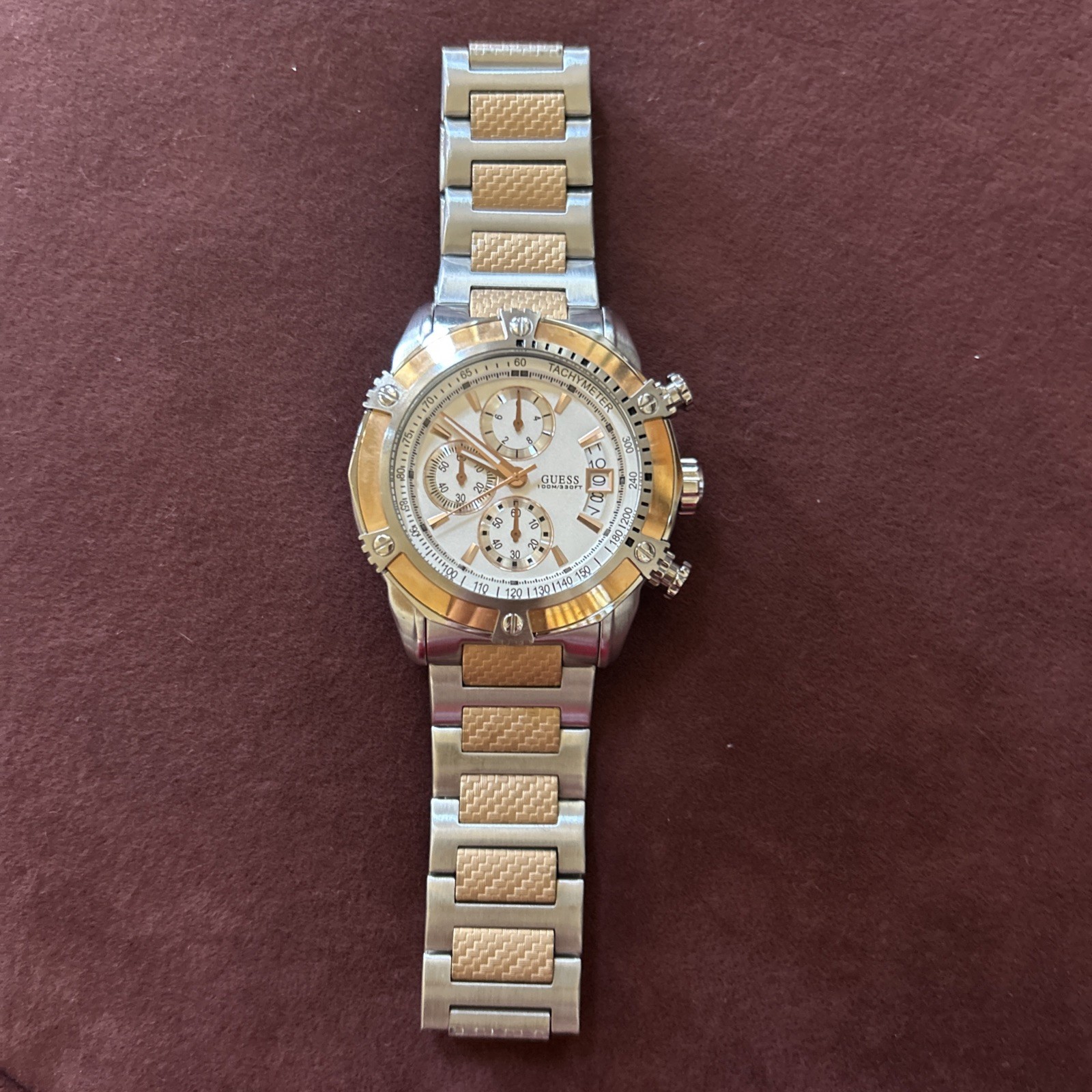 GUESS Men’s Waterpro Watch Stainess Bracelet Band