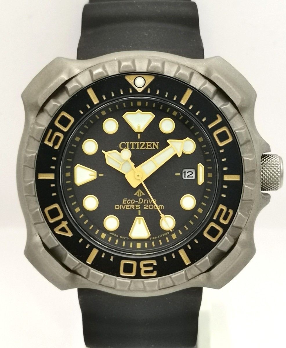 Citizen Promaster Marine BN0220-16E Titanium Diver Eco-Drive Solar Excellent