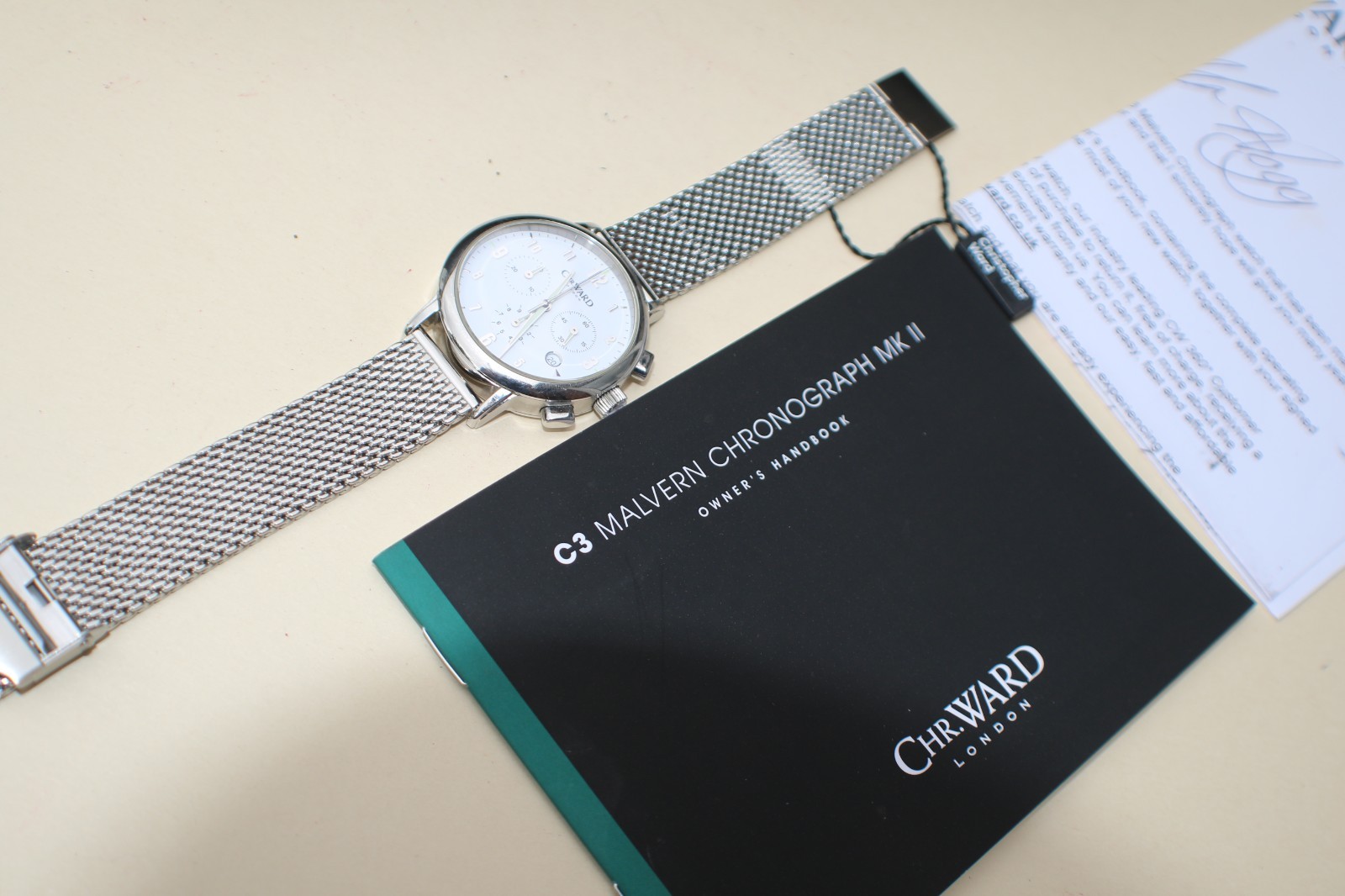 Christopher Ward C3 Malvern Chronograph MK11, In Stunning Condition,Papers
