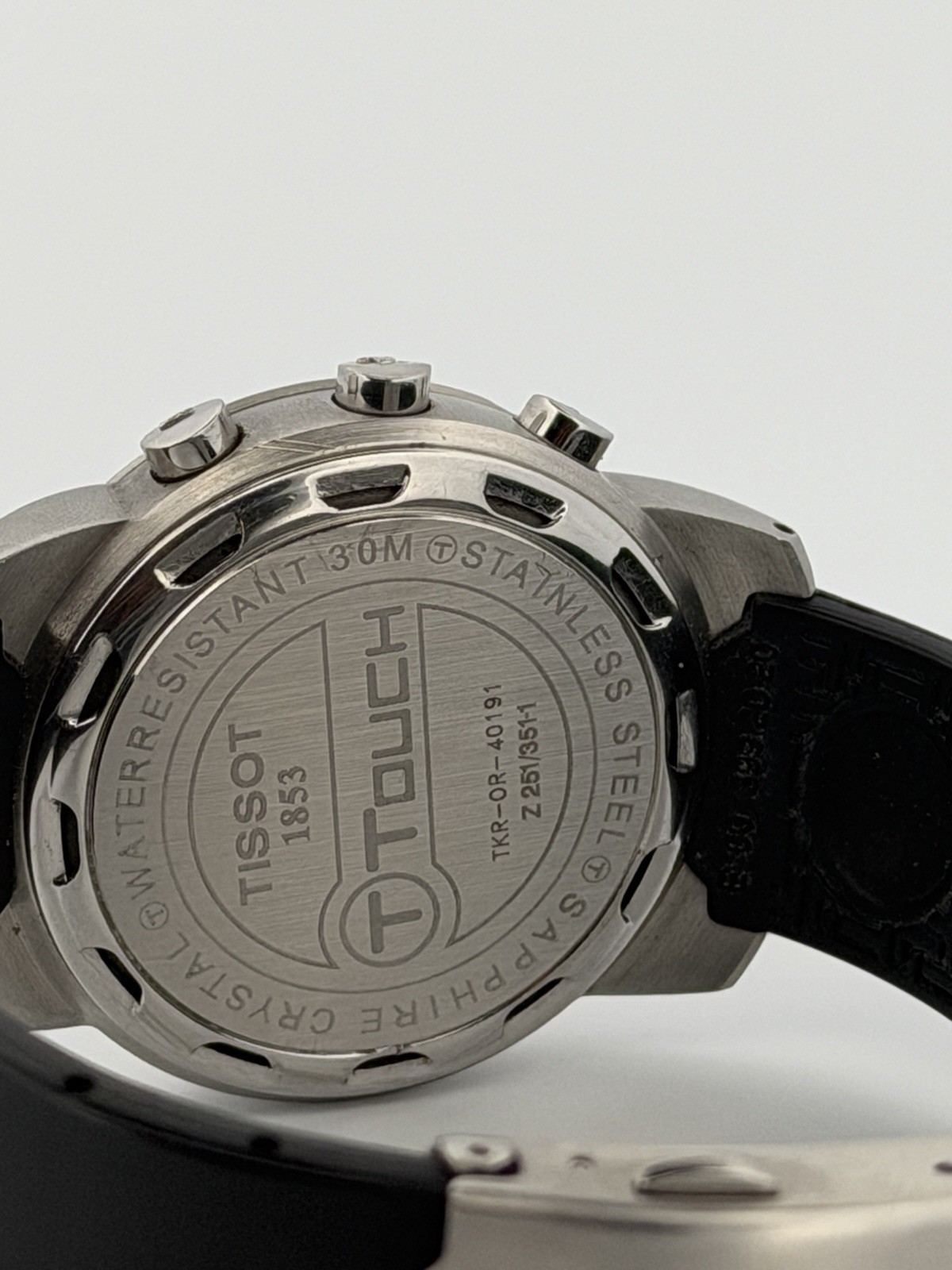 Tissot T-Touch Titanium Multifunction Watch Altimeter Compass Chronograph Swiss