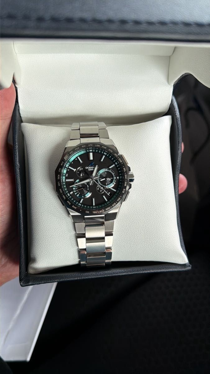 CASIO Oceanus OCW-T6000A-1AJF Solar Radio Men Watch Bluetooth Titanium