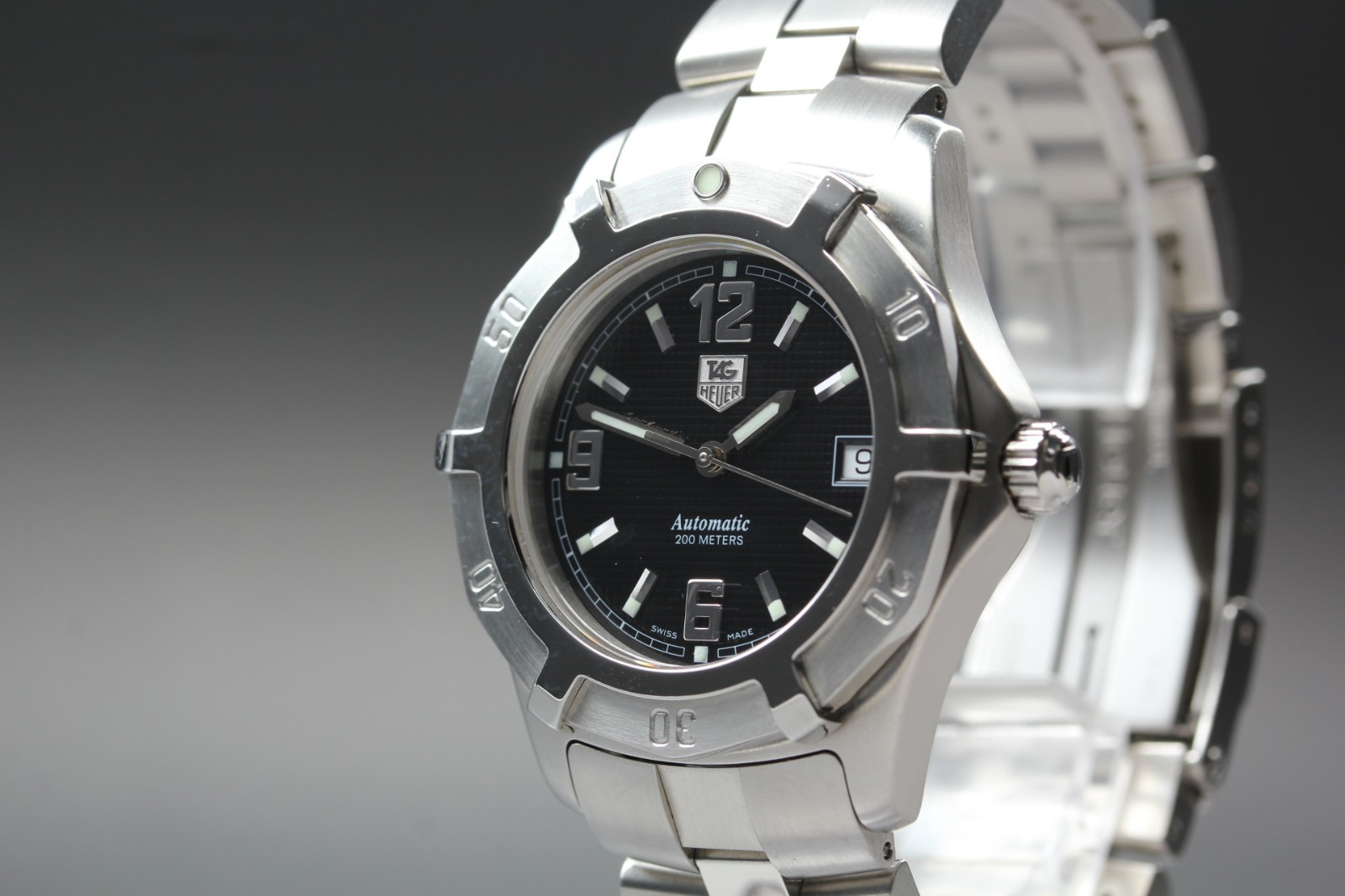 [Near MINT] TAG Heuer 2000 Exclusive WN2111 Automatic 39mm Date Black Dial Men’s