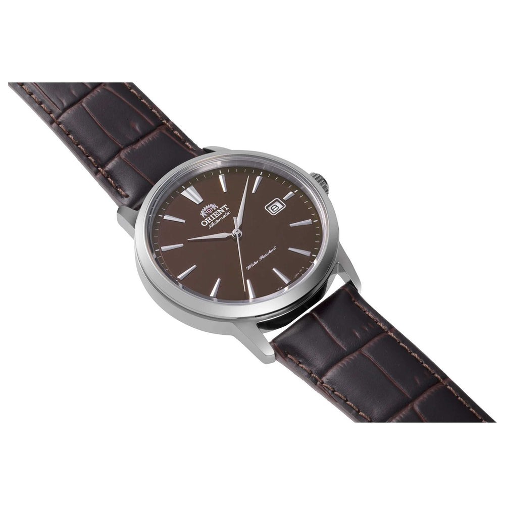 Orient Men’s Symphony III Brown Dial Automatic 42mm Watch RA-AC0F17Y