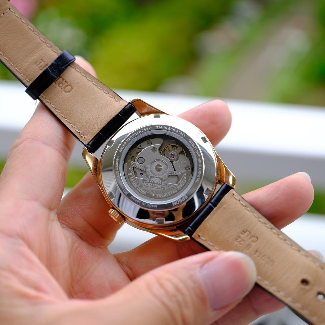 Superb Condition ORIENT Sun Moon Automatic Gold