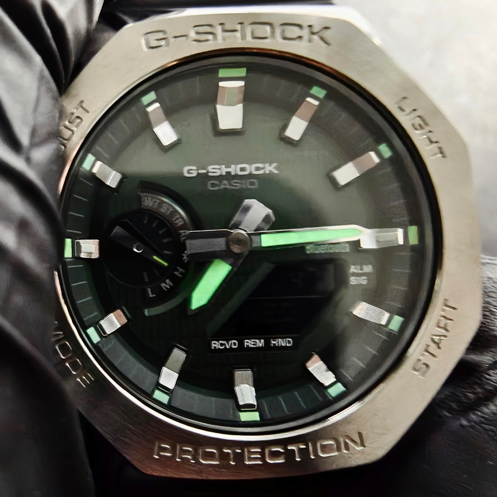 Casio G-Shock GBM-2100A-1A3ER (TOUGH SOLAR, BLUETOOTH, GREEN DIAL)
