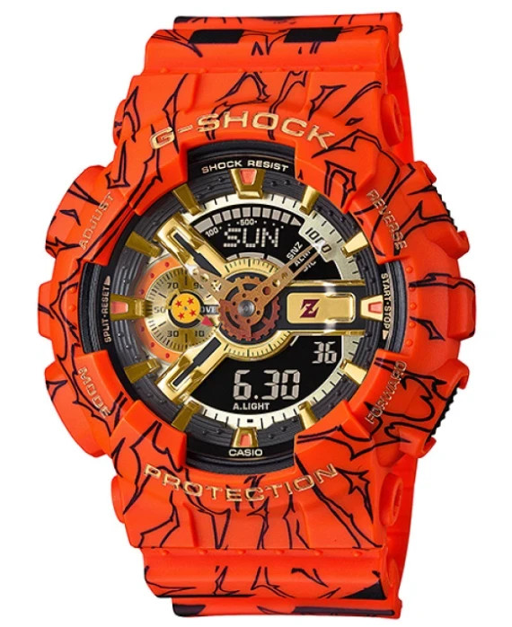 G-SHOCK GA-110JDB-1A4JR Dragon Ball Z Orange Black Watch