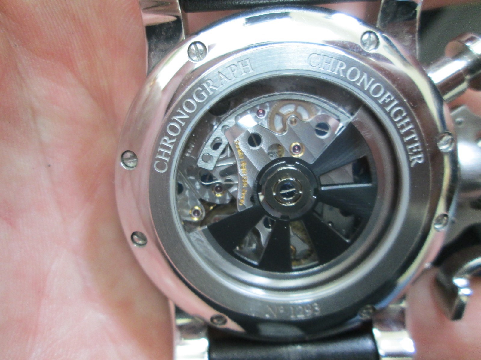 GRAHAM CHRONOFIGHTER CHRONOGRAPH 2 REGISTER STAINLESS BACK RUNNINGWatch NO.1293
