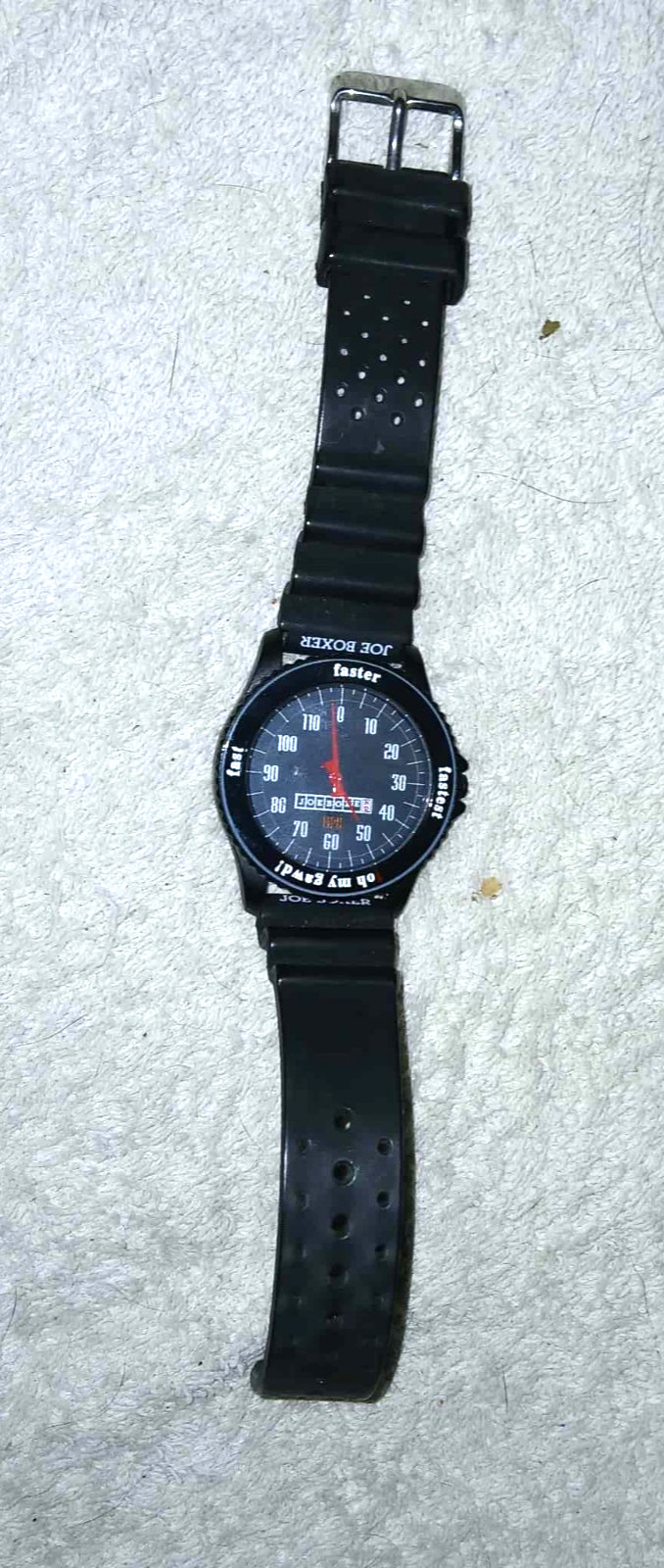 Vintage JOE BOXER Speedometer Watch Excellent Condition Works Great