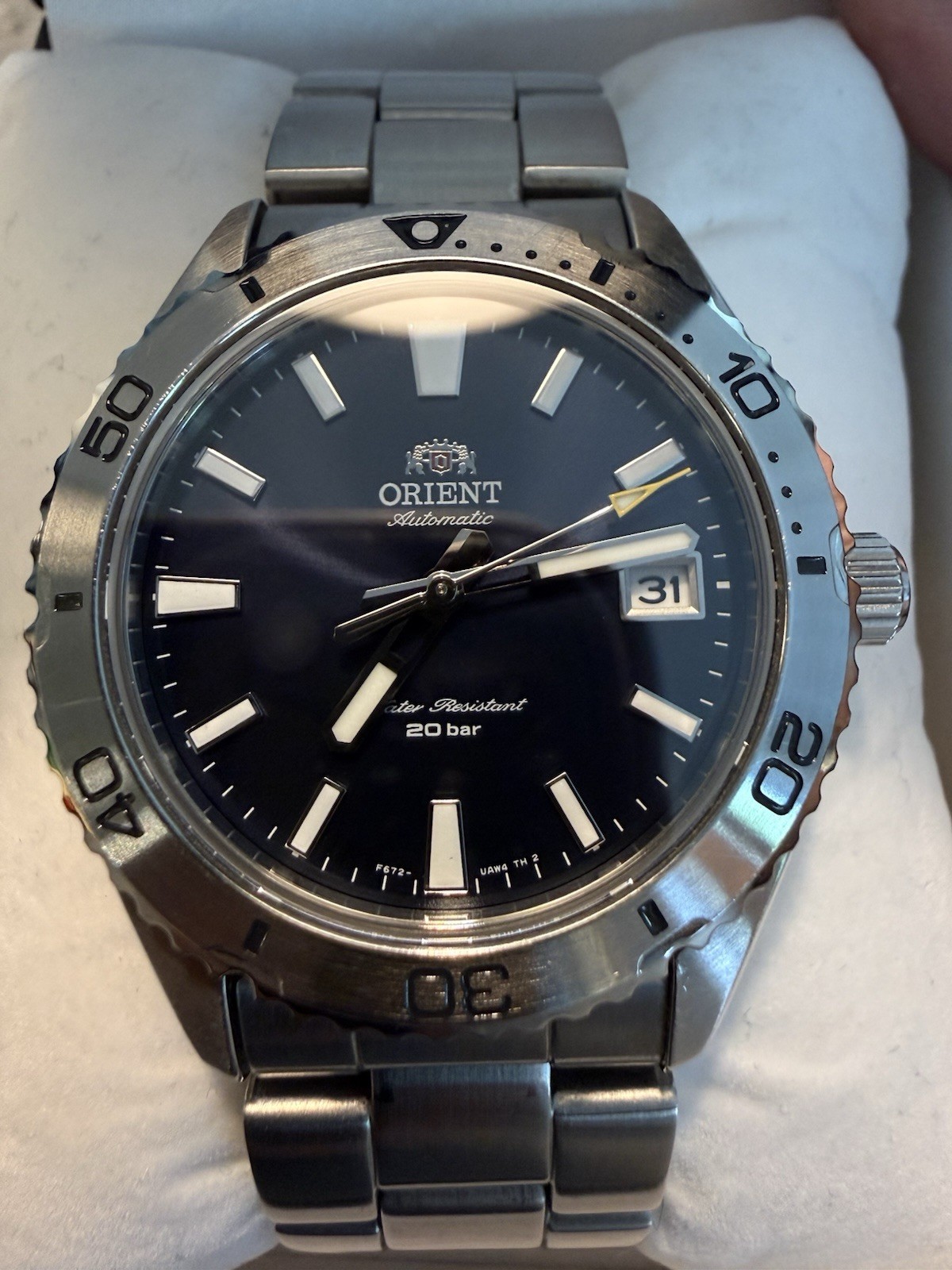 Orient Mako Sport 40 Blue Dial Automatic Dive Watch RA-AC0Q02L30B Sapphire