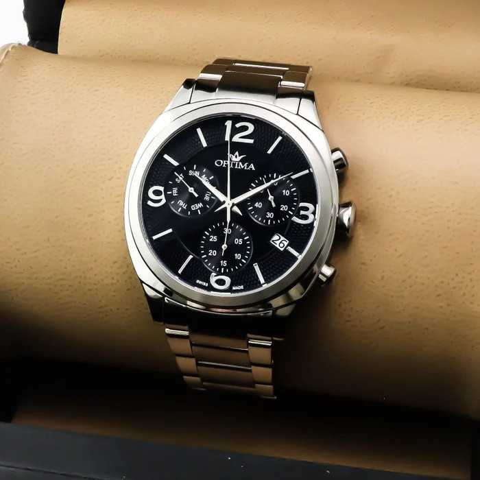 Optima – Swiss Chronograph – OSC449-SS-3 Swiss Ronda Quartz 44.15 mm OSC449