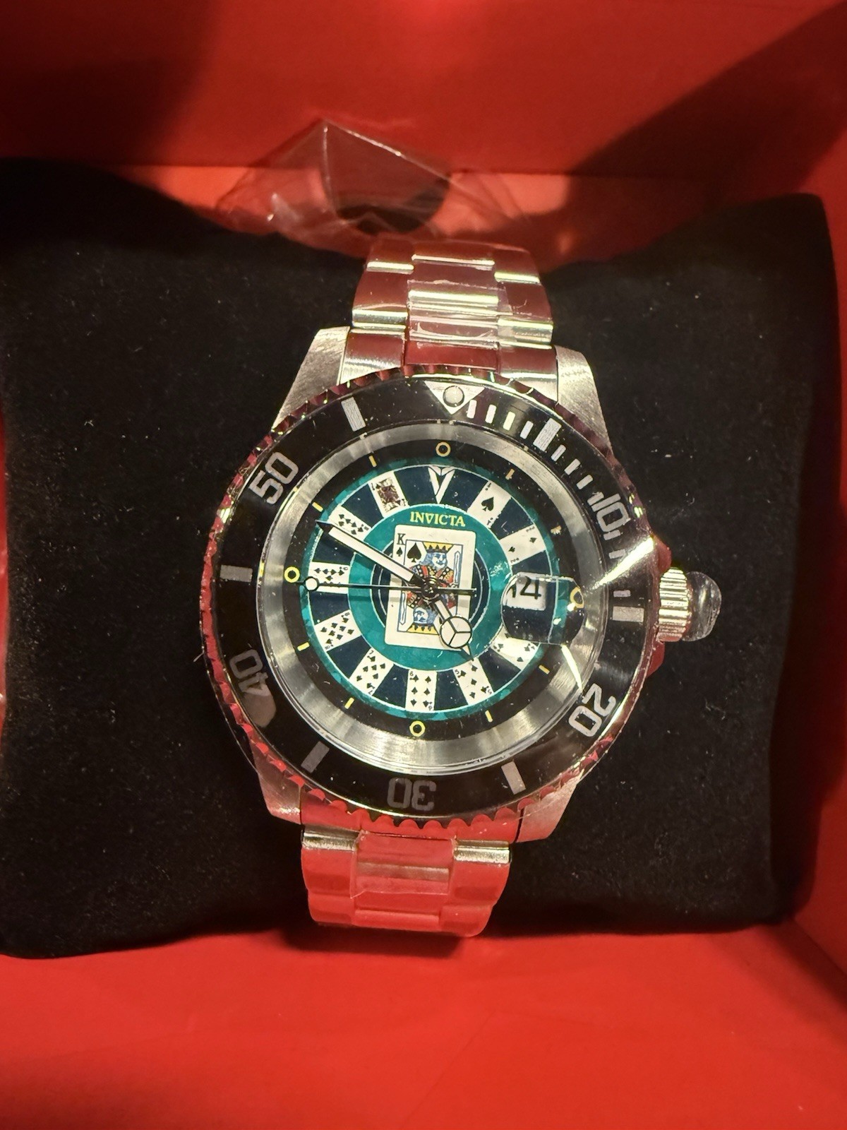 Invicta Pro Diver House of Cards Men’s Watch – 40mm, Steel (50524)