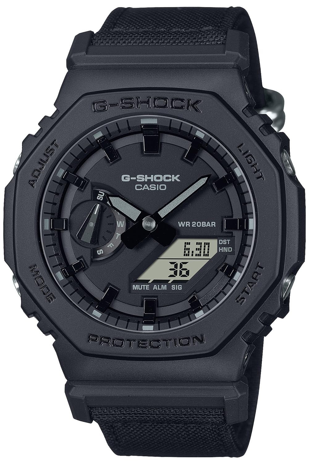CASIO Utility black series CORDURA Eco Fabric Material cross band GA-2100BCE-1AJ