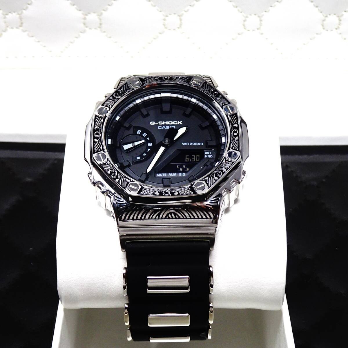 〓New〓mod Casioak〓G-Shock custom watch with main body GA2100 Stainless steel