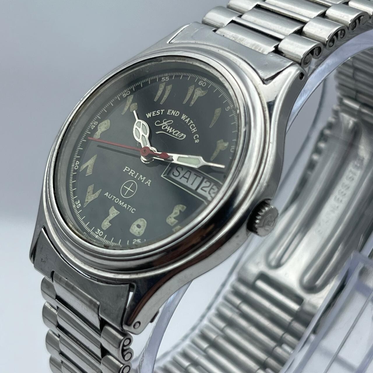 West End Watch Co Prima Automatic Arabic Dial Vintage Men’s Watch (AWM11)