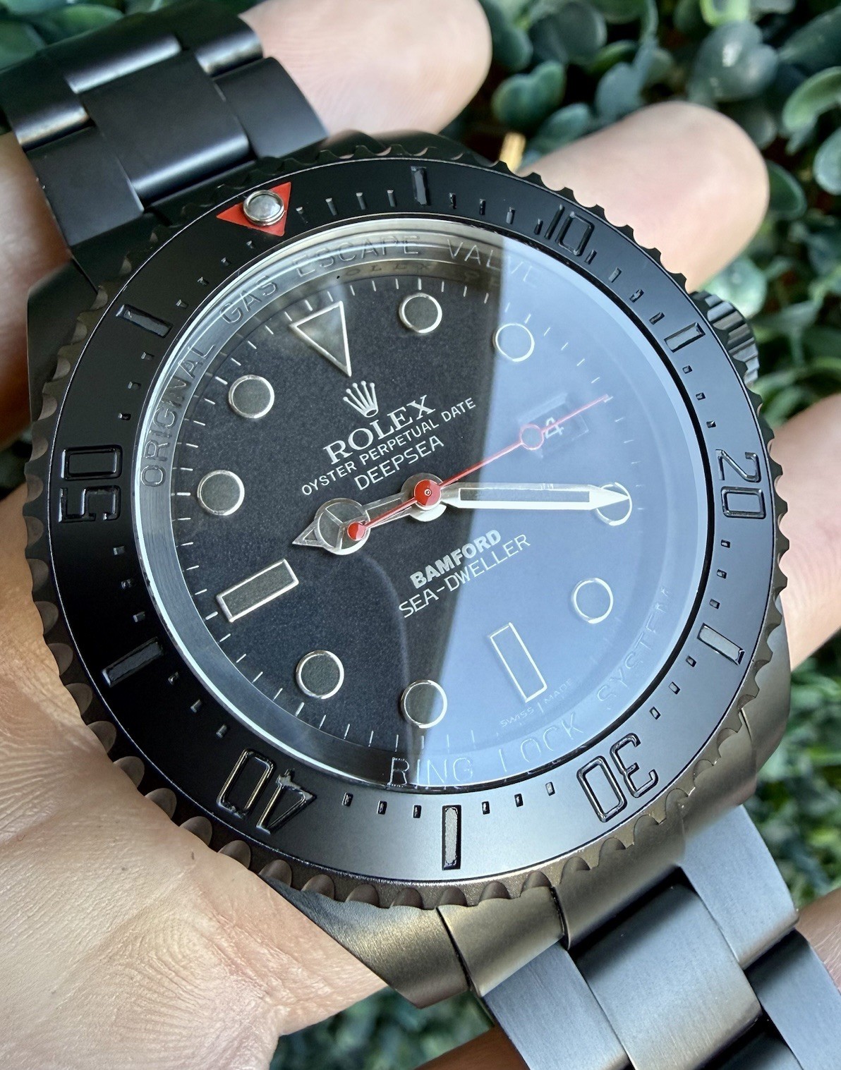 BAMFORD Rolex Sea-Dweller Deepsea Steel Ceramic Black 44mm 116660 PVD Limited