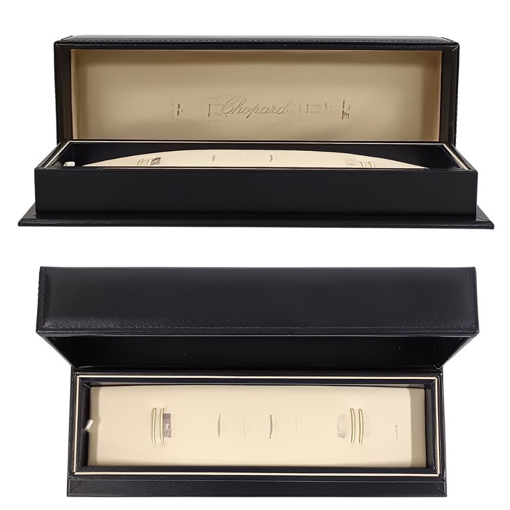 Chopard Watch Box Navy Genuine Case for Men 26.5cm Vintage Used
