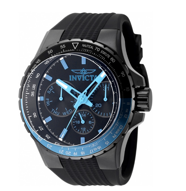 Invicta – Aviator Skyshock – Men’s Watch – 50mm – (39278) New Blue/Black