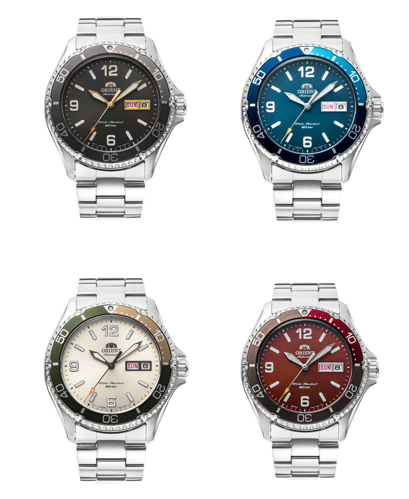 Orient Mako-3 Japanese Automatic 200m Diver Watch with Sapphire Crystal
