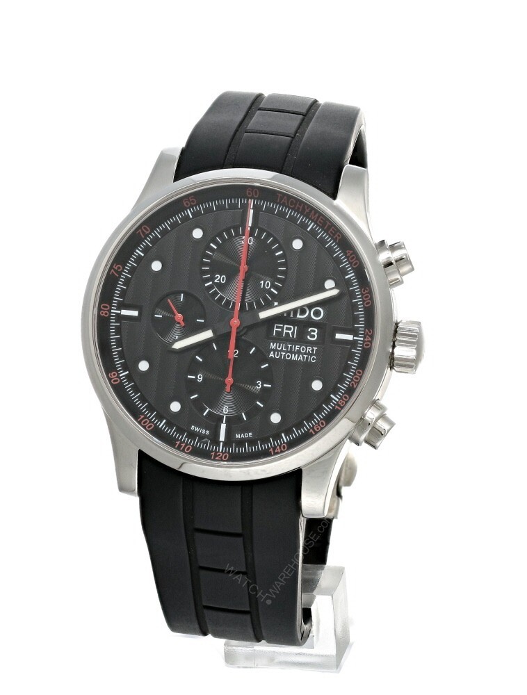 MIDO Multifort Chronograph 44MM Mens Watch M005.614.17.051.09 – STORE DISPLAY
