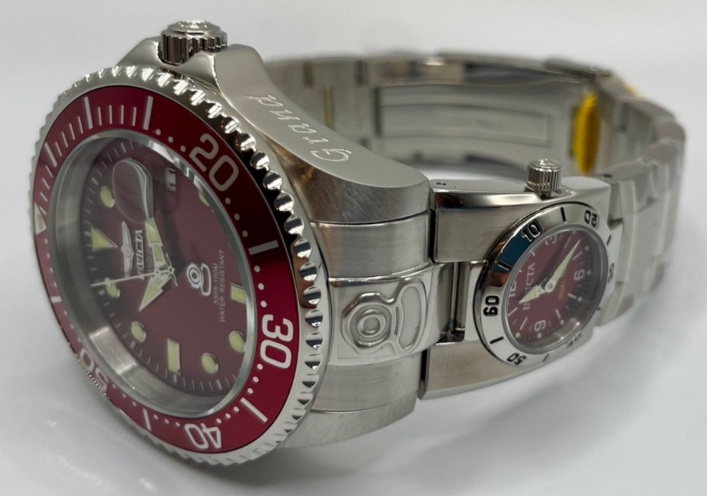 Invicta Dual Time Grand Diver Automatic Men’s Watch – 47mm, Steel (45814)