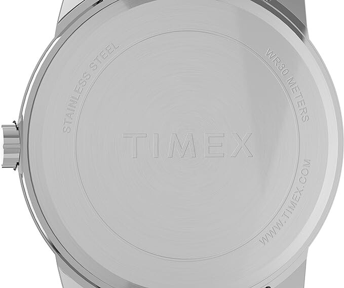 Timex TW2V40000, Easy Reader, Men’s, Silvertone Expansion, Indiglo, Date