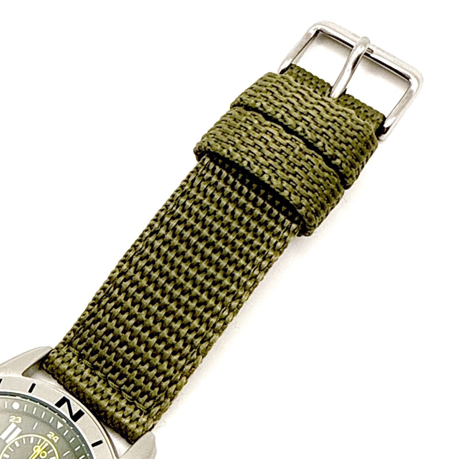 B183 Working Excellent Condition SEIKO Military Chronograph SND377R Khaki Men’s