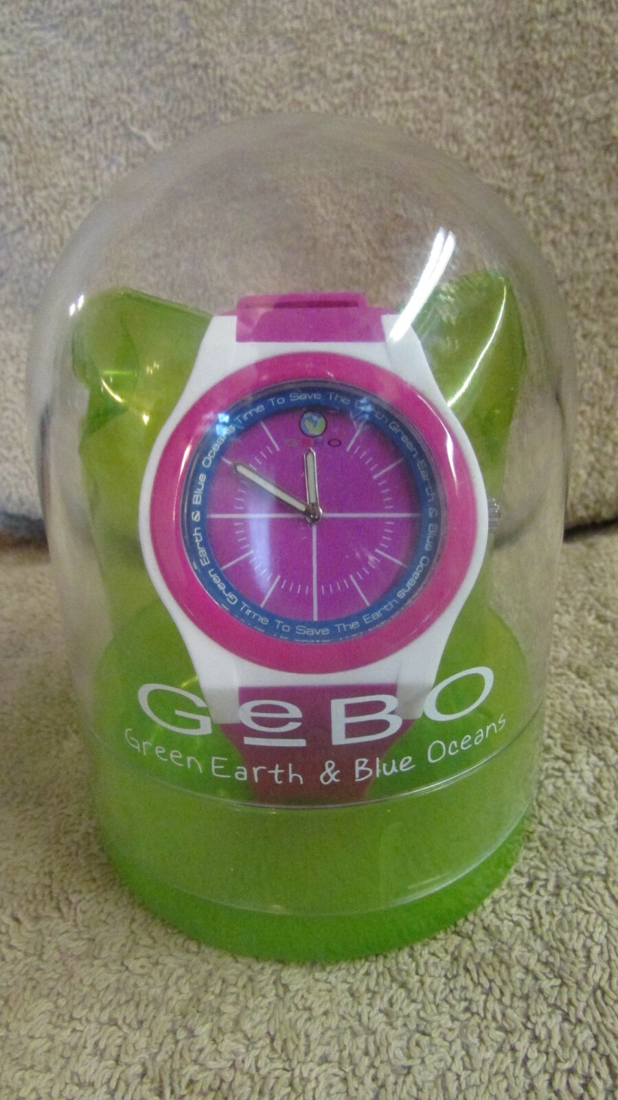 Gebo Green Earth & Blue Oceans Wrist Watch – Fino Coral – New (G 20)