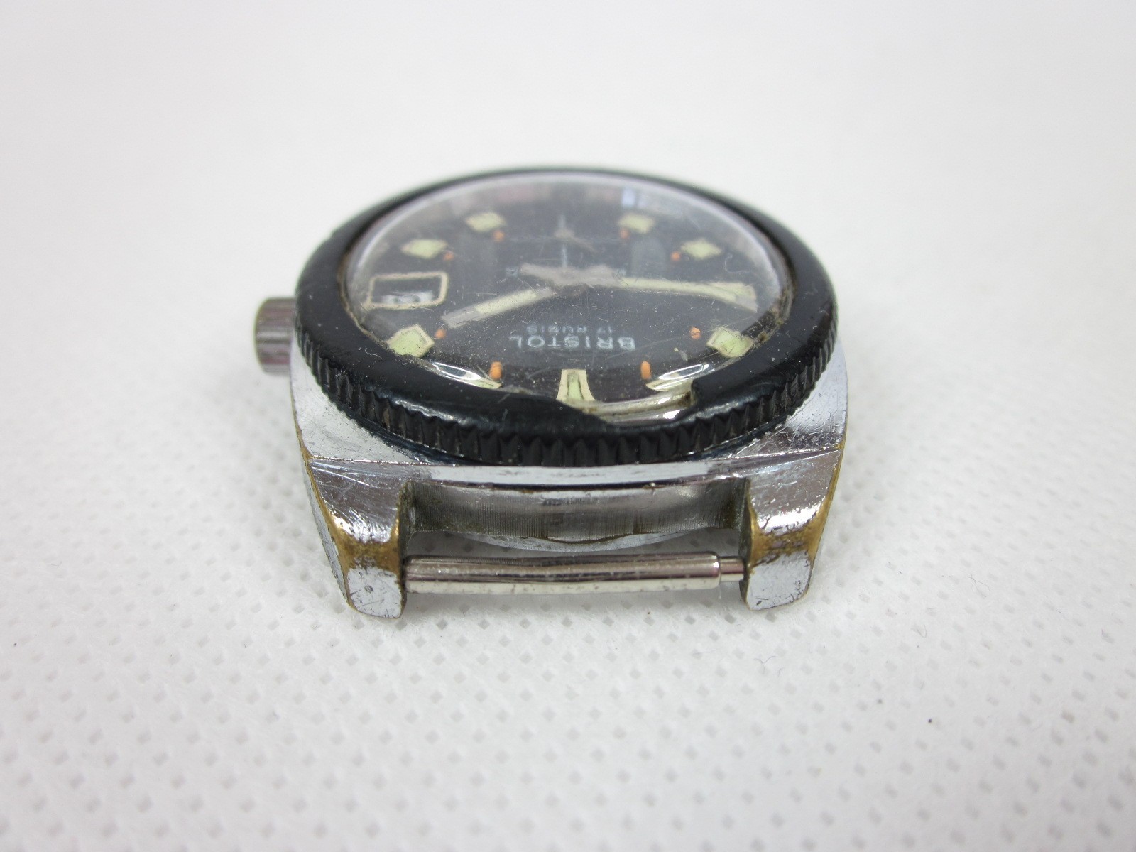 VINTAGE BRISTOL DIVER SUB MECHANICAL MANUAL MENS WRISTWATCH 32MM