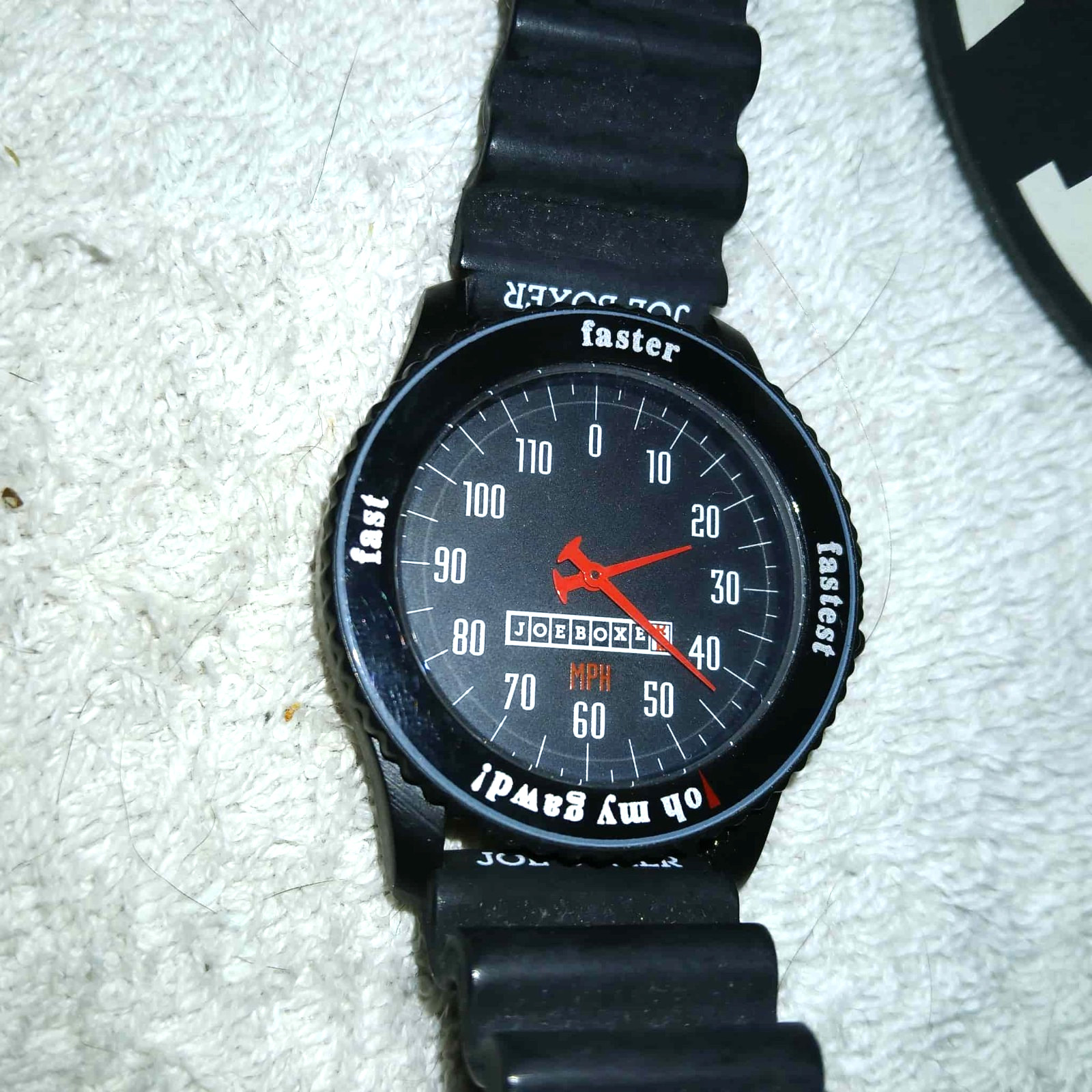 Vintage JOE BOXER Speedometer Watch Excellent Condition Works Great