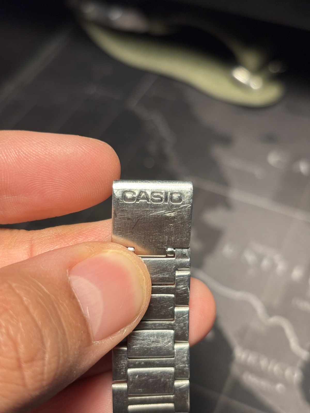 Casio A158W Digital Quartz Watch Silver Stainless Bracelet Alarm Chrono Light