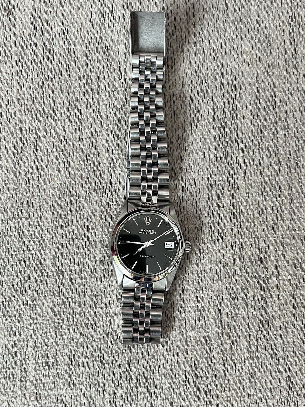 Excellent Rolex Oysterdate 6466 on a Jubilee Bracelet with Debeers Leather Strap